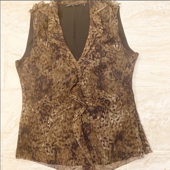 Elie Tahari Tops - Elie Tahari | Silk Ruffle Top